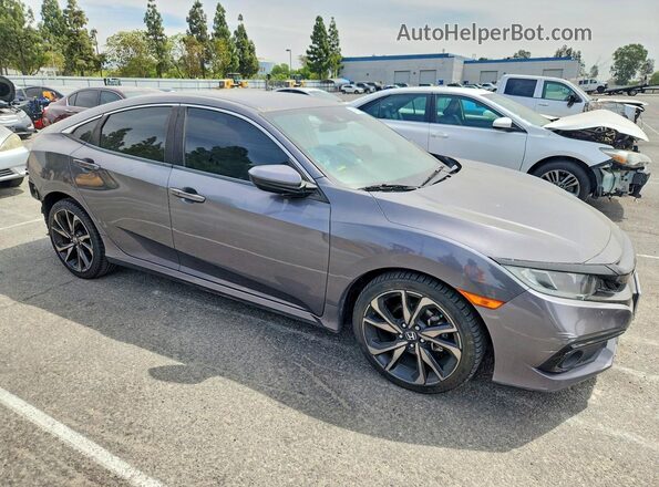 2HGFC2F82MH535201 2021 HONDA CIVIC Gray წინა მარჯვენა