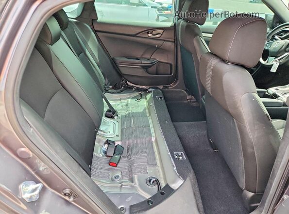 2HGFC2F82MH535201 2021 HONDA CIVIC Gray უკანა სავარძლების ხედი