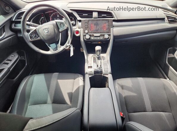 2HGFC2F82MH535201 2021 HONDA CIVIC Gray წინა პანელის ხედი