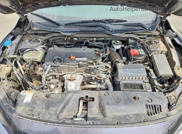 2HGFC2F82MH535201 2021 HONDA CIVIC Gray უკანა სალონის ხედი