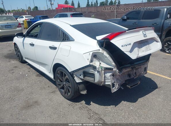 2HGFC2F82MH547946 2021 HONDA CIVIC White Tył lewy