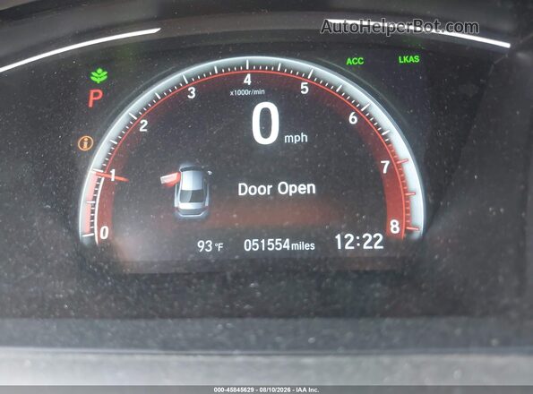 2HGFC2F82MH547946 2021 HONDA CIVIC White Widok tylnych siedzeń
