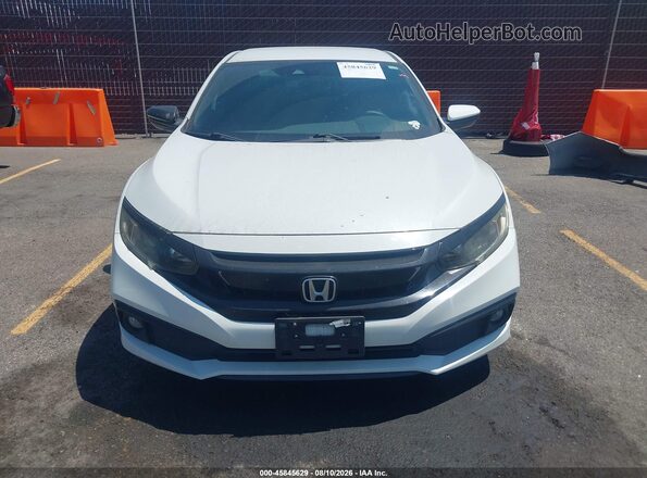 2HGFC2F82MH547946 2021 HONDA CIVIC White Widok wnętrza z tyłu