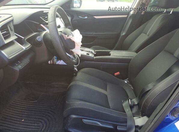 2HGFC2F83JH023295 2018 HONDA CIVIC Blue Front interior view