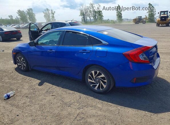 2HGFC2F83JH023295 2018 HONDA CIVIC Blue Rear left