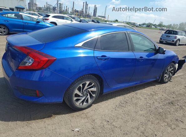 2HGFC2F83JH023295 2018 HONDA CIVIC Blue Rear right
