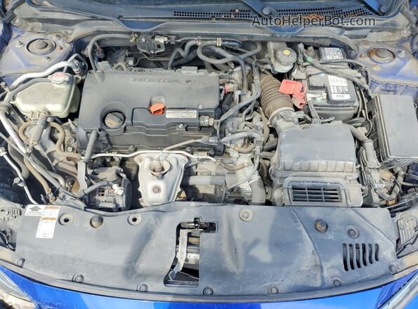 2HGFC2F83JH023295 2018 HONDA CIVIC Blue Rear interior view