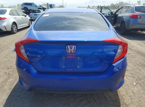 2HGFC2F83JH023295 2018 HONDA CIVIC Blue Rear view