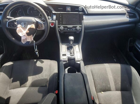 2HGFC2F83JH023295 2018 HONDA CIVIC Blue Dashboard view