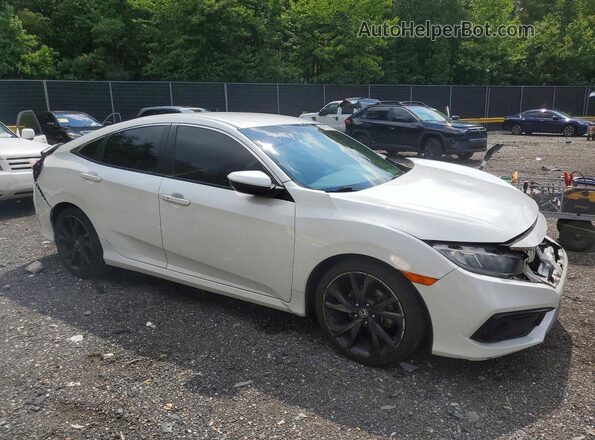 2HGFC2F83KH506450 2019 HONDA CIVIC White Առջևի աջ