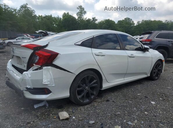 2HGFC2F83KH506450 2019 HONDA CIVIC White Հետևի աջ