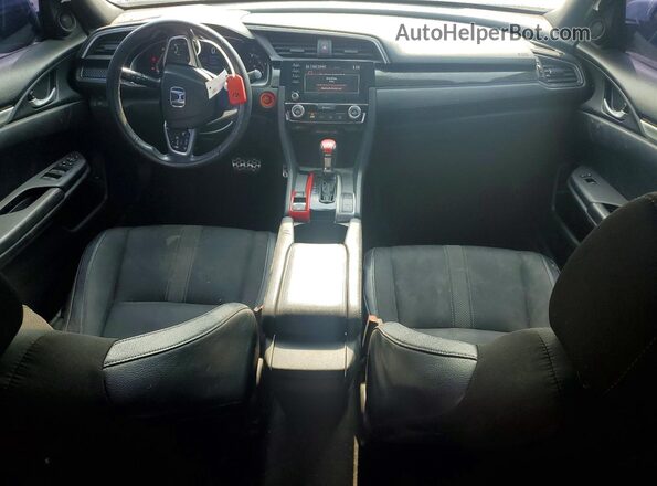 2HGFC2F83KH523023 2019 HONDA CIVIC White Առջևի վահանակի տեսք