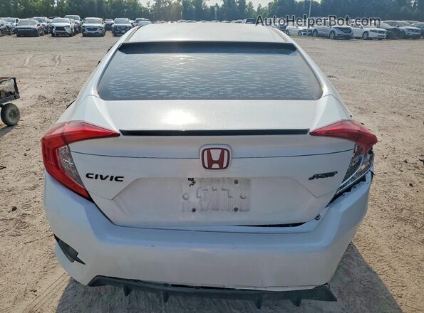 2HGFC2F83KH523023 2019 HONDA CIVIC White Հետևի տեսք