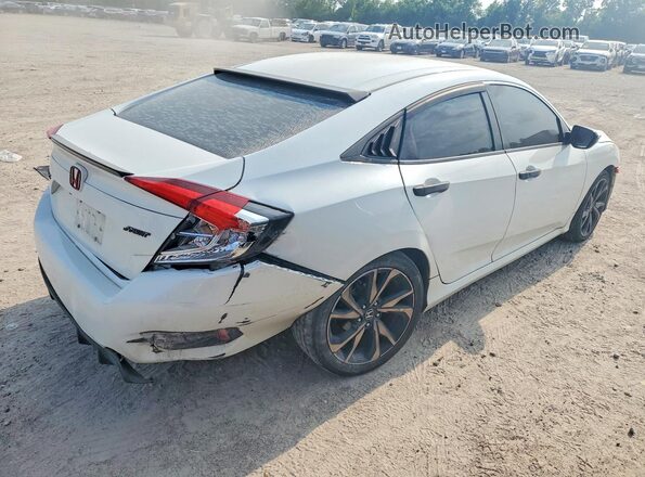 2HGFC2F83KH523023 2019 HONDA CIVIC White Հետևի աջ