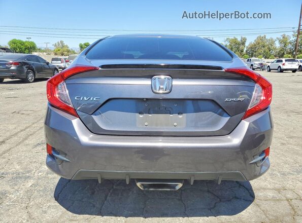 2HGFC2F83KH528349 2019 HONDA CIVIC Charcoal Vista trasera