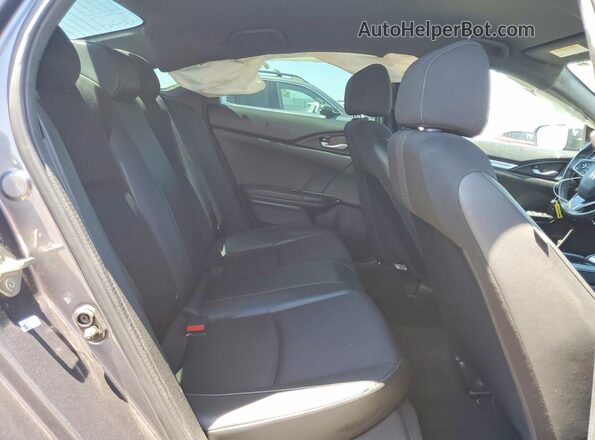 2HGFC2F83KH528349 2019 HONDA CIVIC Charcoal Vista de los asientos traseros