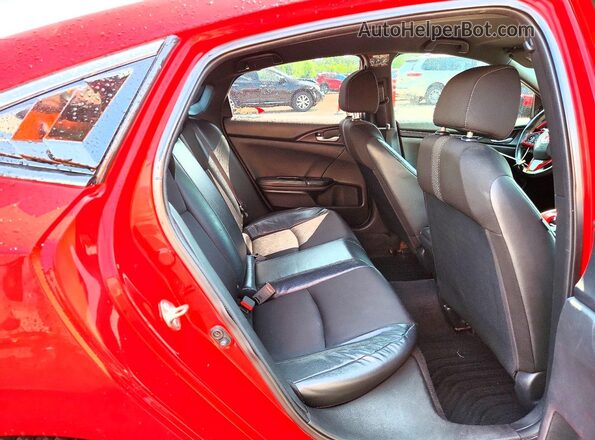 2HGFC2F83KH593444 2019 HONDA CIVIC Красный Вид задних сидений
