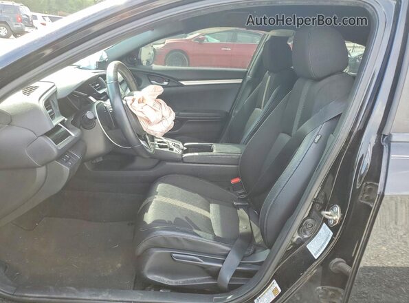 2HGFC2F83LH525937 2020 HONDA CIVIC Черный Вид салона спереди