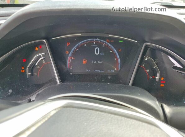 2HGFC2F83LH525937 2020 HONDA CIVIC Черный Вид щитка приборов