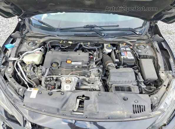 2HGFC2F83LH525937 2020 HONDA CIVIC Черный Вид задней части салона