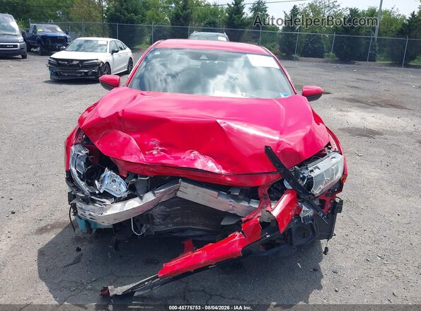 2HGFC2F83LH585443 2020 HONDA CIVIC Red Rear interior view