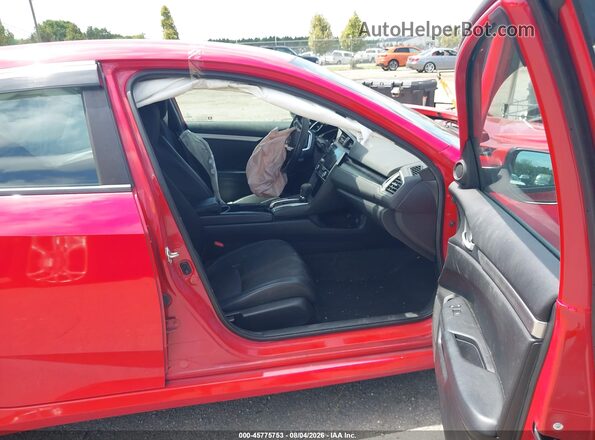 2HGFC2F83LH585443 2020 HONDA CIVIC Red Front interior view