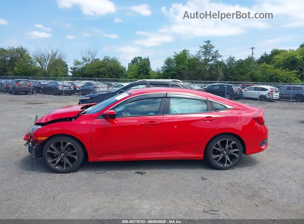 2HGFC2F83LH585443 2020 HONDA CIVIC Red 
