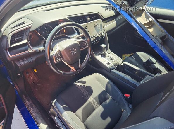2HGFC2F83LH588228 2020 HONDA CIVIC Blue Vista del salpicadero