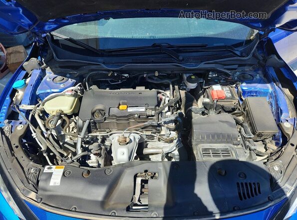2HGFC2F83LH588228 2020 HONDA CIVIC Blue Vista interior trasera