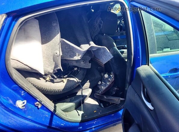 2HGFC2F83LH588228 2020 HONDA CIVIC Blue Vista de los asientos traseros