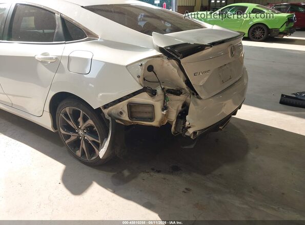 2HGFC2F83LH602127 2020 HONDA CIVIC Белый Вид спереди