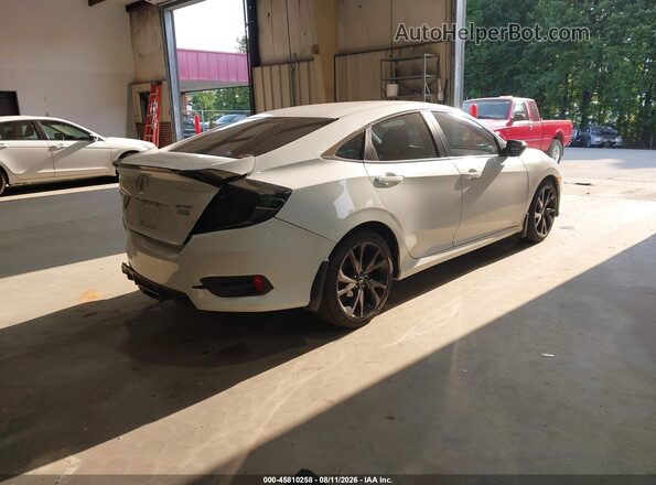 2HGFC2F83LH602127 2020 HONDA CIVIC Белый Задняя правая четверть