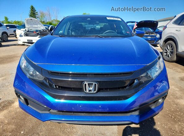 2HGFC2F83MH005027 2021 HONDA CIVIC Blue Front view