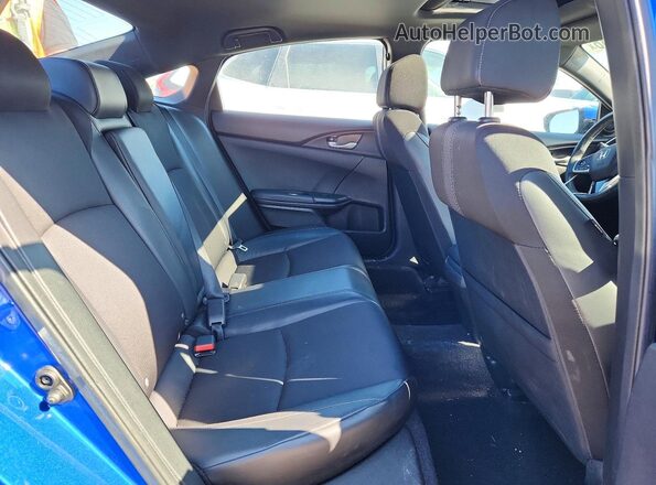 2HGFC2F83MH005027 2021 HONDA CIVIC Blue Rear seats view