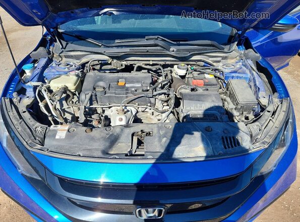 2HGFC2F83MH005027 2021 HONDA CIVIC Blue Rear interior view