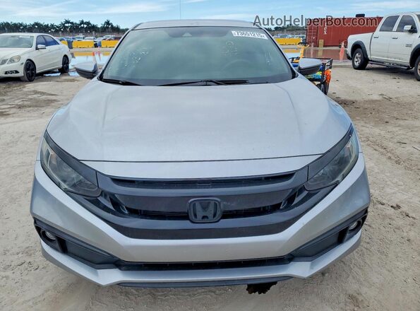 2HGFC2F83MH527267 2021 HONDA CIVIC Silver Դիմացի տեսք