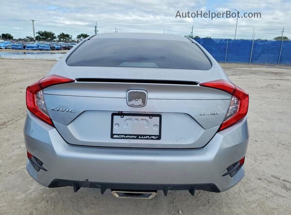 2HGFC2F83MH527267 2021 HONDA CIVIC Silver Հետևի տեսք