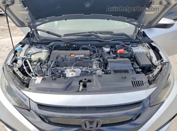 2HGFC2F83MH527267 2021 HONDA CIVIC Silver Սալոնի հետևի տեսք