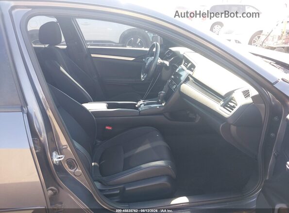 2HGFC2F83MH539497 2021 HONDA CIVIC Серый Вид салона спереди