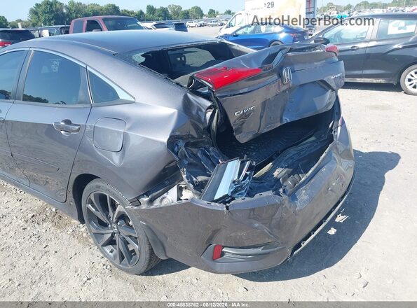 2HGFC2F83MH539497 2021 HONDA CIVIC Серый Вид спереди