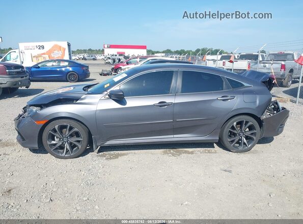 2HGFC2F83MH539497 2021 HONDA CIVIC Серый Панорамный вид салона 360°