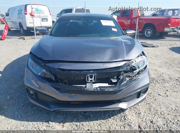 2HGFC2F83MH539497 2021 HONDA CIVIC Серый Вид щитка приборов