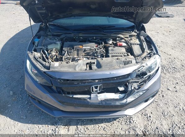 2HGFC2F83MH539497 2021 HONDA CIVIC Серый Вид сзади