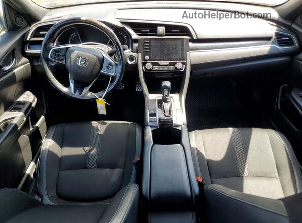 2HGFC2F83MH548104 2021 HONDA CIVIC Charcoal წინა პანელის ხედი