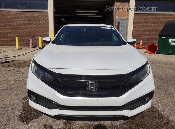 2HGFC2F83MH552993 2021 HONDA CIVIC Белый Вид спереди
