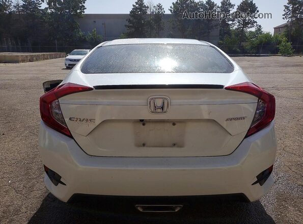 2HGFC2F83MH552993 2021 HONDA CIVIC Белый Вид сзади
