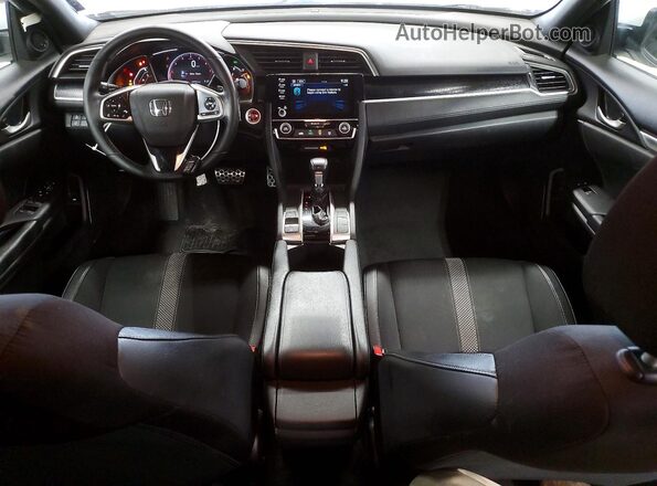 2HGFC2F83MH552993 2021 HONDA CIVIC Белый Вид панели приборов
