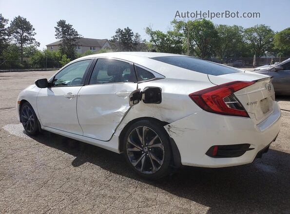 2HGFC2F83MH552993 2021 HONDA CIVIC Белый Панорамный вид салона 360°