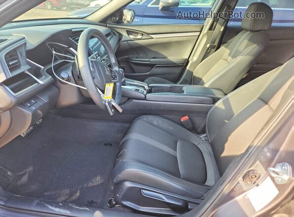 2HGFC2F83MH558194 2021 HONDA CIVIC Gray Widok wnętrza z przodu