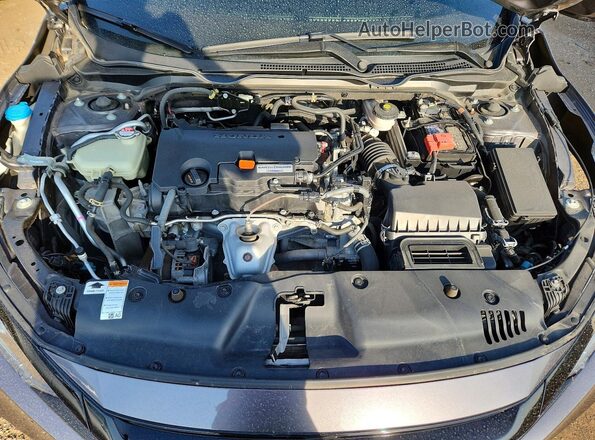 2HGFC2F83MH558194 2021 HONDA CIVIC Gray Widok wnętrza z tyłu